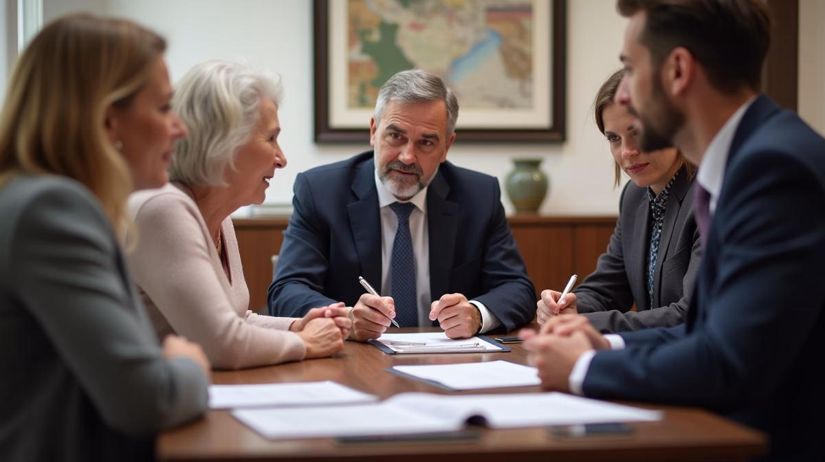 The trusts staff at San Diego Probate Law assisting Inland Empire families from our San Diego office meets with clients in our San Diego office to sign necessary paperwork discussing Appointing a Special Trustee for Specific Assets