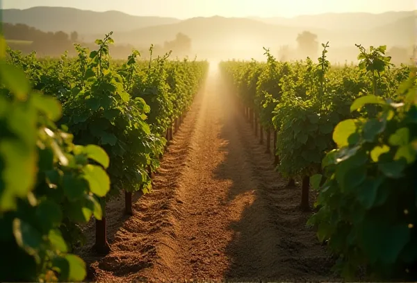 Transitioning citrus and vineyard rows in Escondido San Diego representing the realignment of a trust after life changes.