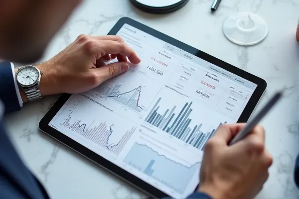 Orderly hands move with deliberate care across a clean surface, integrating different layers of information into a state of unwavering progression.