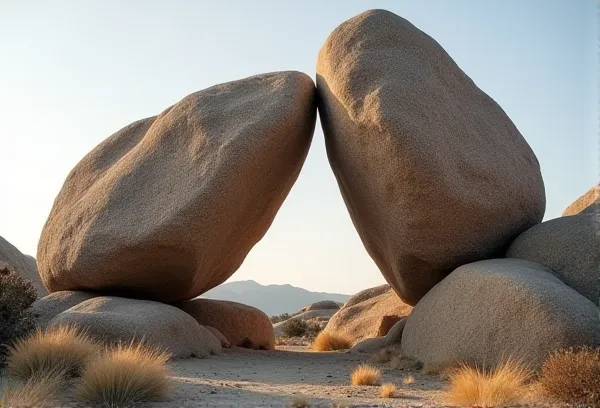 Balanced granite boulders in Poway San Diego representing the structural balance of Attorney and CPA integrated estate planning.