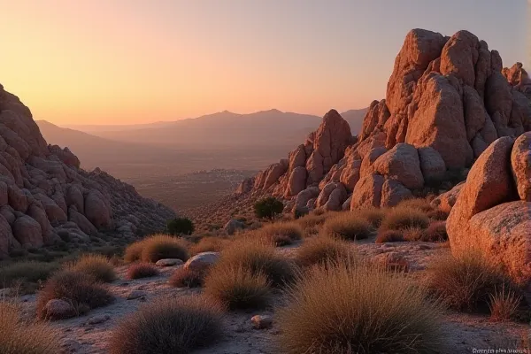 Massive granite boulder formations under a San Diego sunset, symbolizing the permanent legal foundation of a restated California trust.