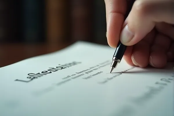 A dignified and orderly representation of the professional oversight and statutory discipline applied to the Will signing process.