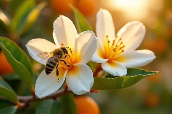 Vibrant citrus blossoms in Rancho Santa Fe, San Diego, symbolizing the growth and fruition of a properly established trust.