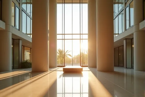 A singular horizontal beam connects two upright stone structures, standing in a state of unwavering and balanced integrity.