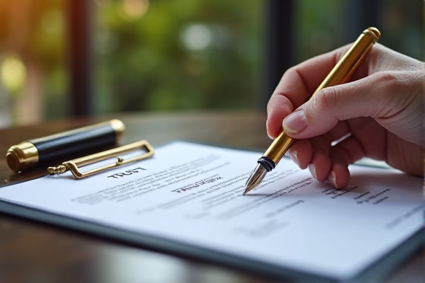 Counsel under Managing Partner Steven Farley Bliss assisting families from our coastal office, shows professional trust documents in the office handling critical legal details discussing: The Trust Funding Review Why Your Plan Fails If Asset Titles Arent Updated?